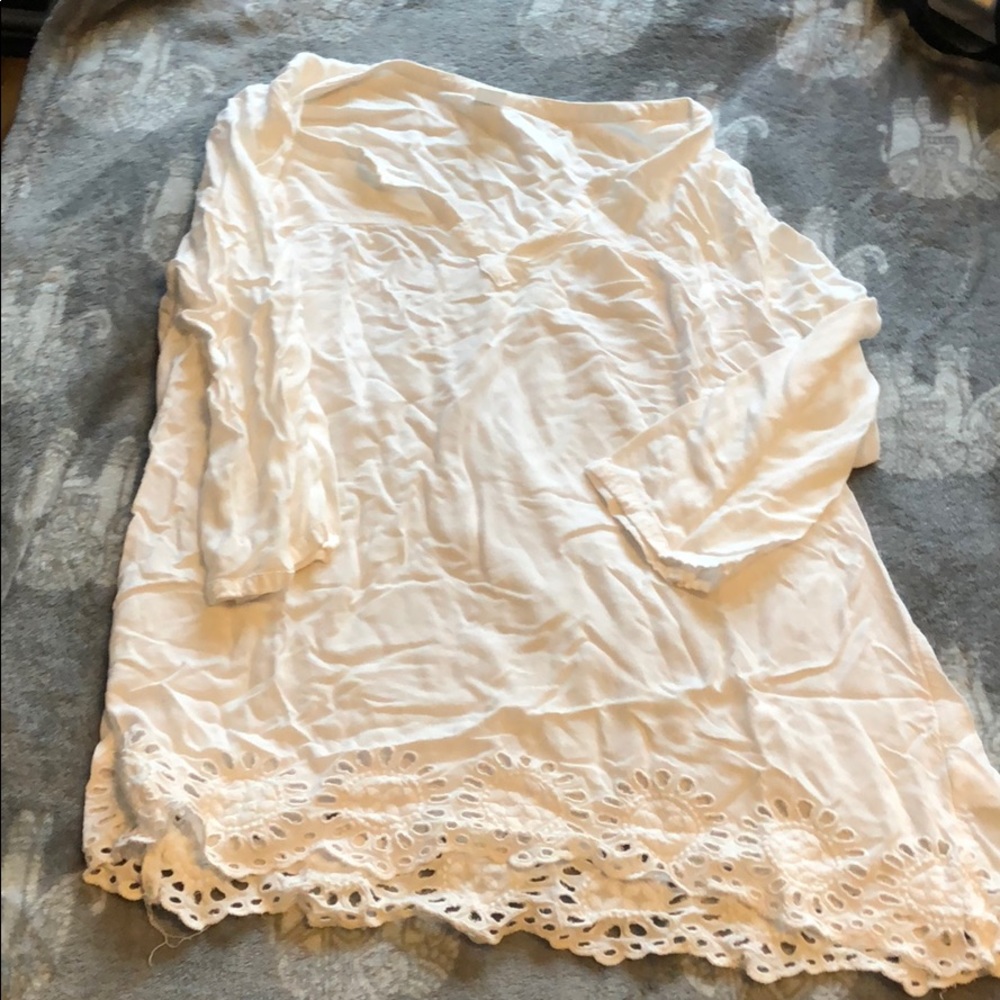 Old navy white tunic top